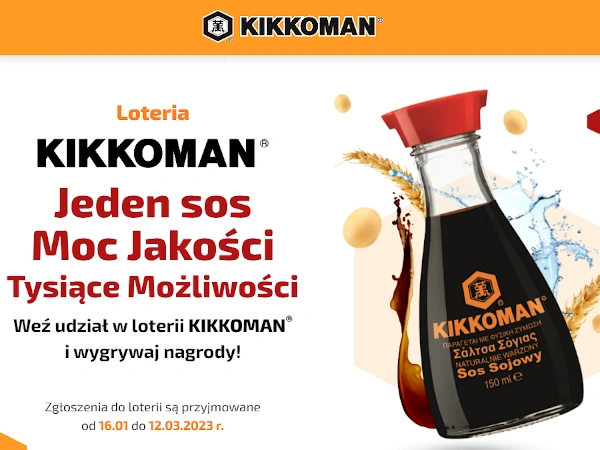 Konkurs Kikkoman Jeden sos moc jakości
