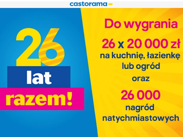Loteria 26 lat Castorama