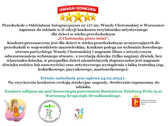 Konkurs dla dzieci Z Chotomską przez świat