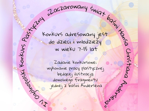 Konkurs plastyczny Zaczarowany świat baśni Hansa Christiana Andersena