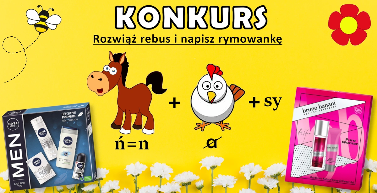 Konkurs rozwiąż rebus i napisz rymowankę blog