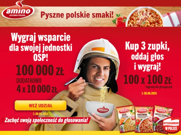 Loteria Strażacy od kuchni Amino