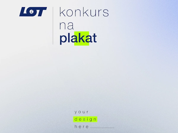 Konkurs Plakat dla PLL LOT S.A.
