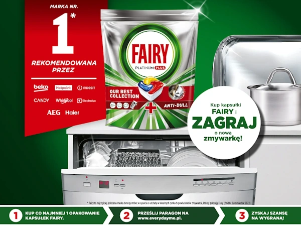 Konkurs w Carrefour Wygraj zmywarkę z Fairy