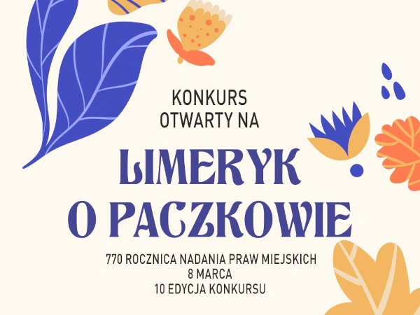 Konkurs Limeryk o Paczkowie 2024