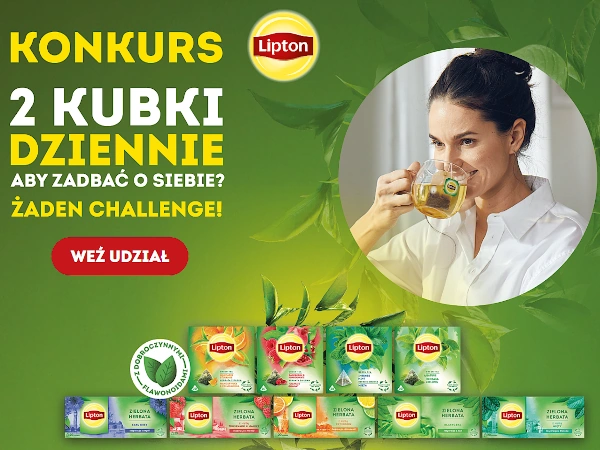 Konkurs Lipton 2 kubki dziennie
