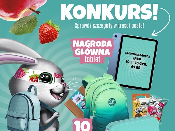 Konkurs Gotowi do szkoły z Bunny Ninja!