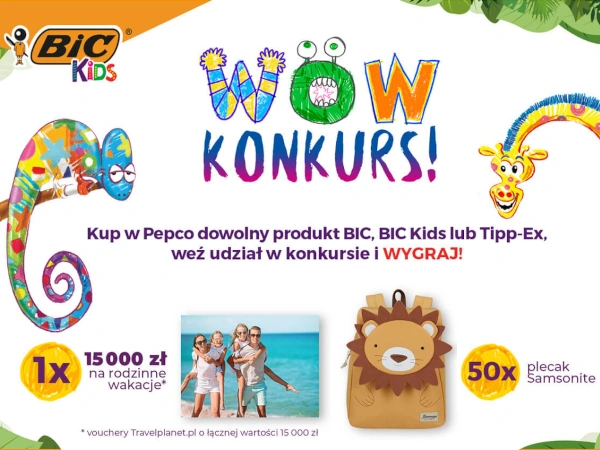Konkurs BIC Wyrusz do świata WOW