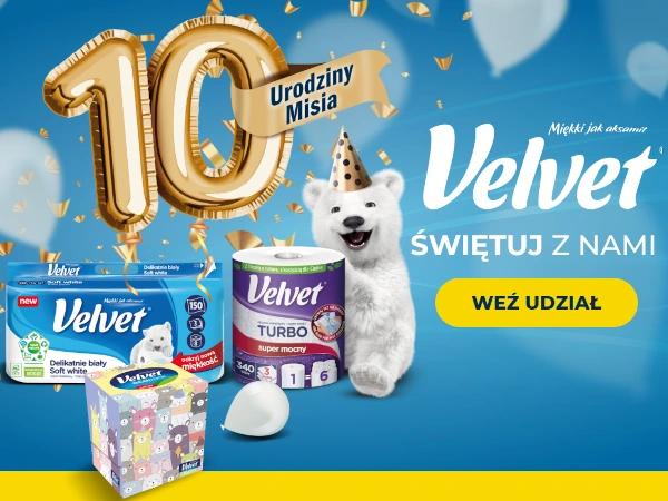 Promocja 10 urodziny misia Velvet