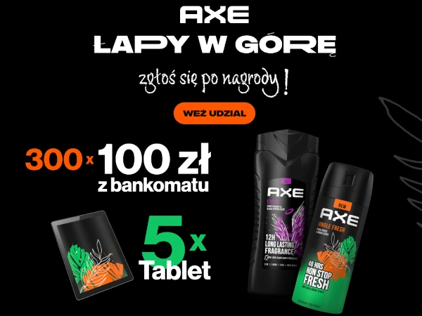 Loteria AXE Łapy w górę
