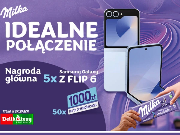 Konkurs Delikatesy Centrum Połącz z Milka