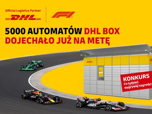 Konkurs 5000 automatów DHL BOX z F1