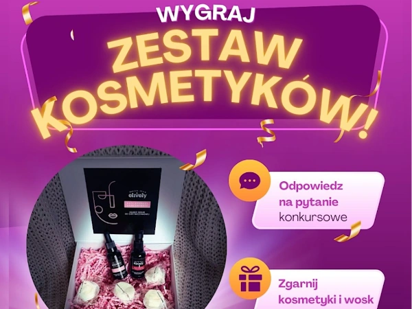 Konkurs na Facebooku Wygraj zestaw kosmetyków