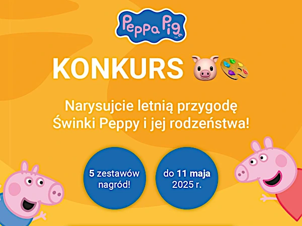 konkurs-narysujcie-letnia-przygode-peppy Konkurs plastyczny Świnka Peppa x SMYK