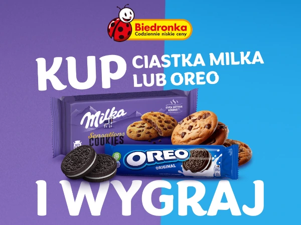 konkurs-oreo-milka-biedronka Konkurs w Biedronce Ciastka Milka i Oreo