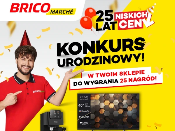 Konkurs 25 urodziny Bricomarche