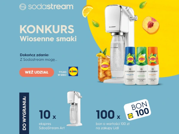 Konkurs Sodastream w Lidlu Wiosenne smaki