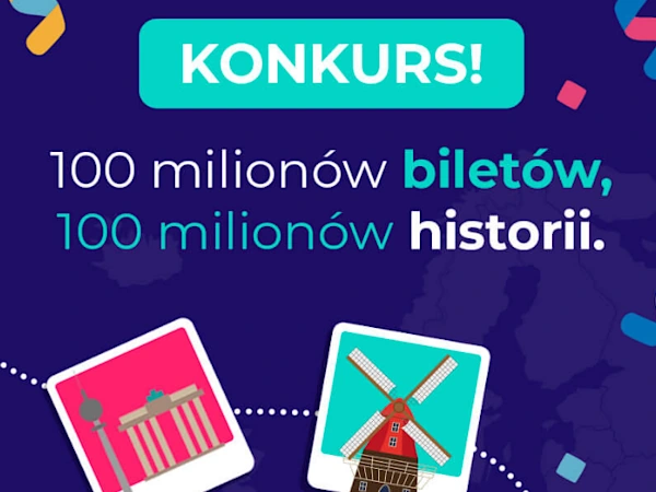 Konkurs Koleo 100 milionów biletów