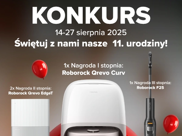 Konkurs na Instagramie 11. Urodziny Roborock