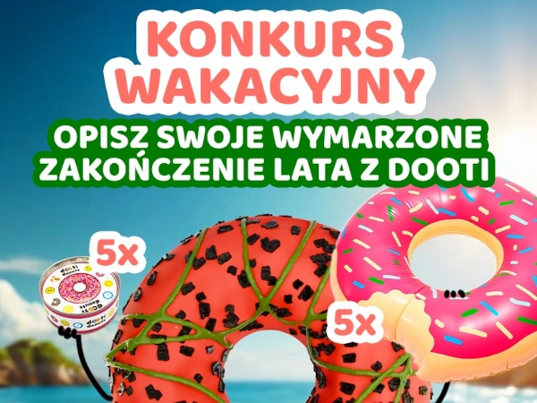 Konkurs na Instagramie Wakacje 2025 dooti donuts V2