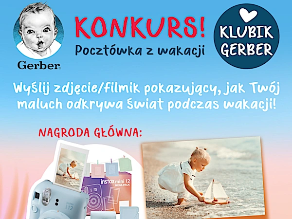 Konkurs fotograficzny Gerber Pocztówka z wakacji