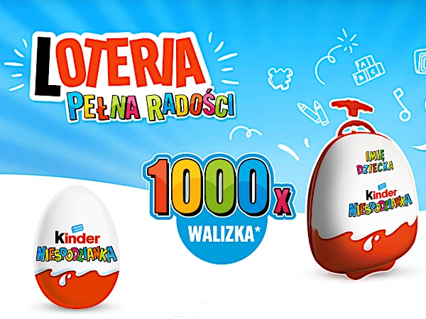 Loteria pełna radości Kinder 2025