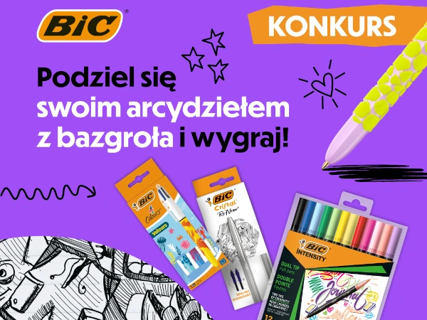 Konkurs BIC na Instagramie Arcydzieło z bazgroła
