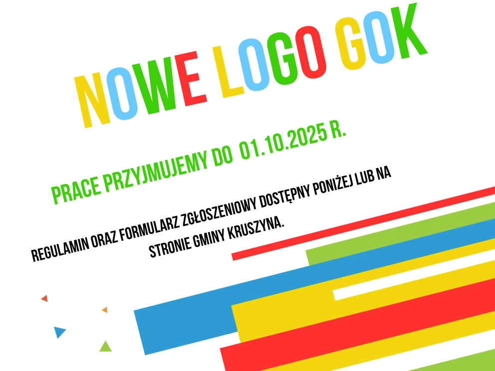 Konkurs Nowe logo dla GOK-u w Kruszynie