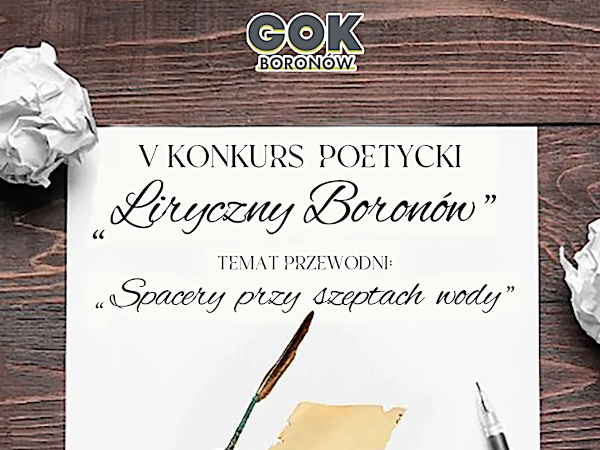V Konkurs poetycki Liryczny Boronów