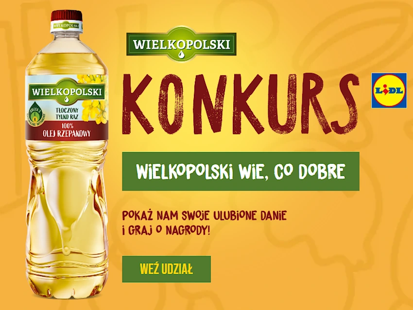 Konkurs Lidl Wielkopolski wie, co dobre