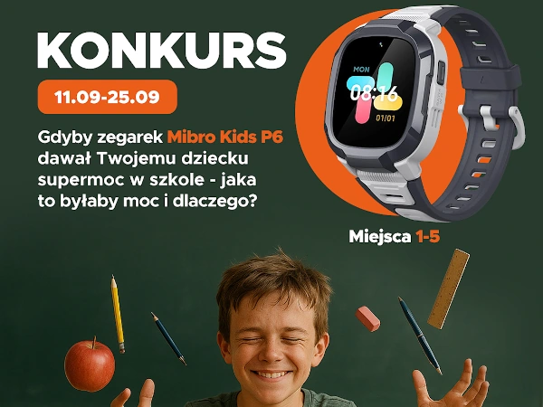 Konkurs Zegarek Mibro Kids P6