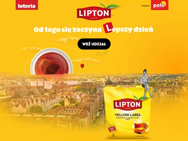 Loteria Wygrywaj z Lipton w Polomarket!