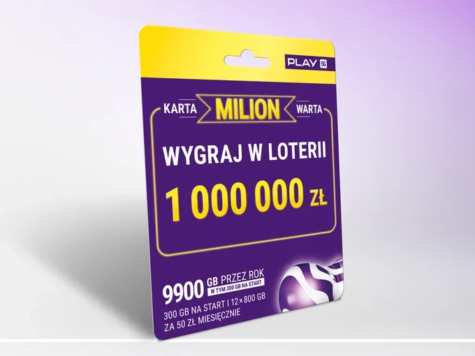 Loteria Play Karta milion warta