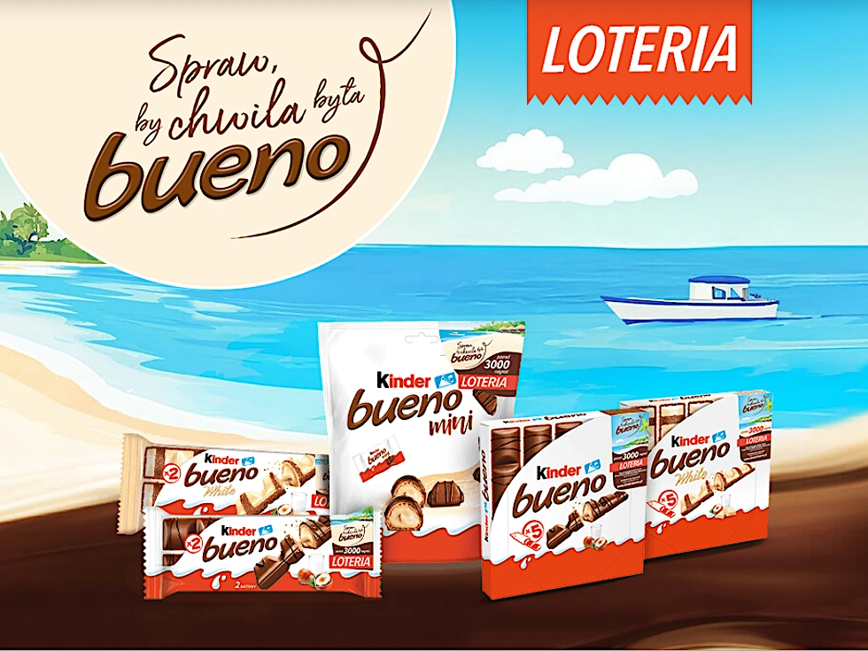 Loteria Kinder Spraw, by chwila była bueno