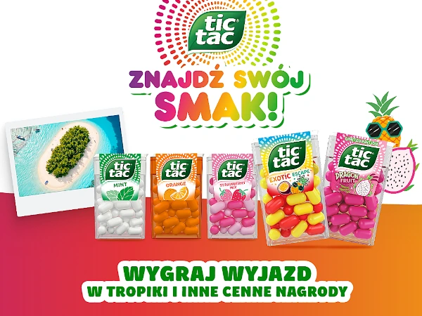 Loteria Tic Tac Znajdź swój smak