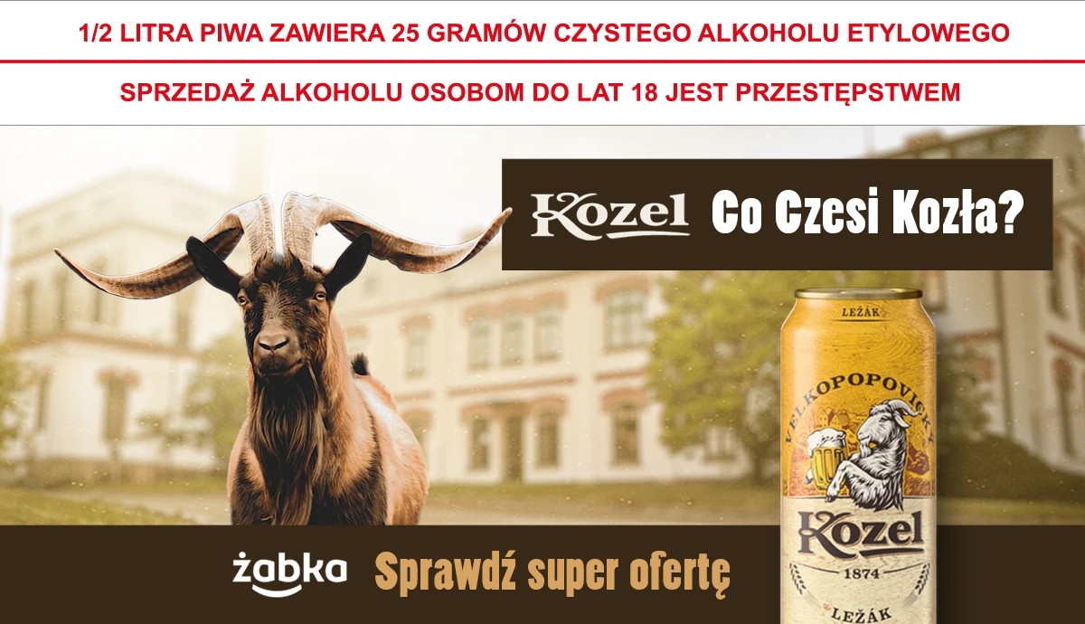 Promocja Żabka Co Czesi Kozła blog baner