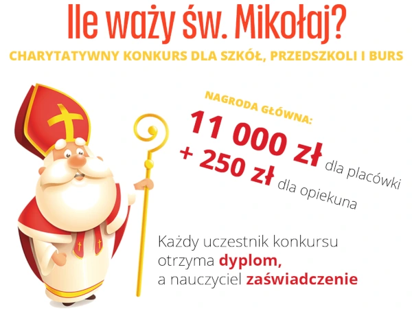 Konkurs charytatywny Ile waży Św. Mikołaj? 2025
