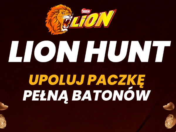 Konkurs Lion Hunt - upoluj paczkę pełną batonów