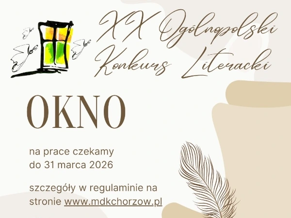 XX Konkurs literacki Okno