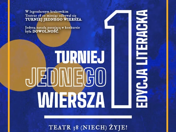 Konkurs literacki Turniej Jednego Wiersza | Edycja 1