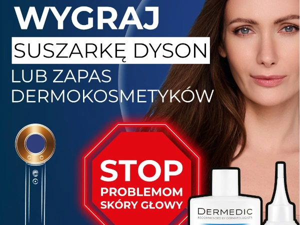 Konkurs Wygraj suszarkę Dyson z Dermedic