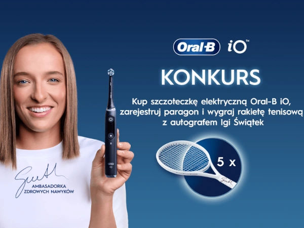 Konkurs Oral-B w Media Expert Wygraj rakietę Igi Świątek