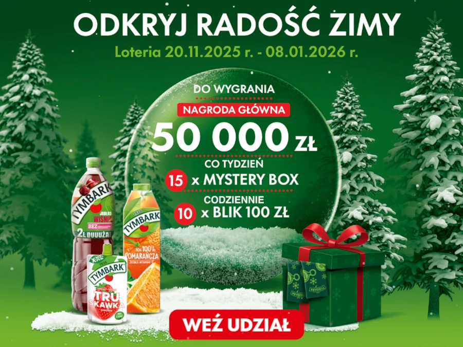 Loteria Tymbark Odkryj radość zimy