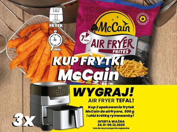 Konkurs Twój Market Wygraj Air Fryer z McCain