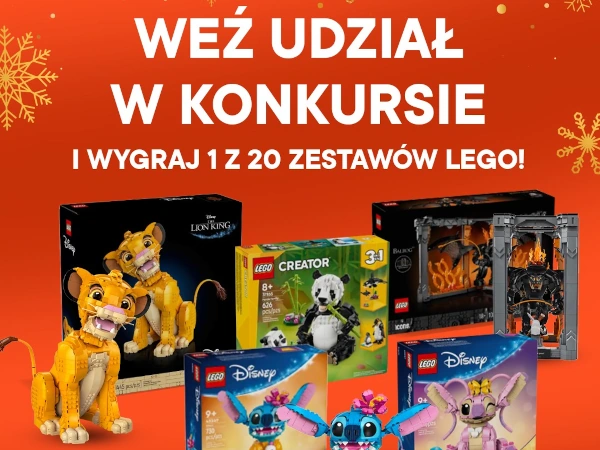 Konkurs Żabka Jush na Facebooku Wygraj LEGO
