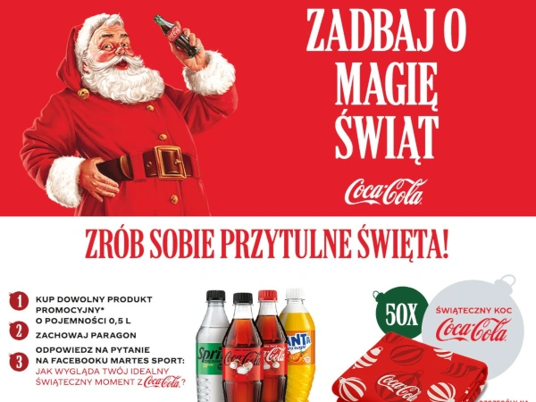 Konkurs Martes x Coca-Cola "Zrób sobie przytulne święta!"