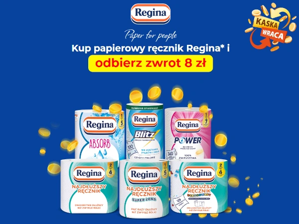 Promocja Regina Kaska wraca cashback