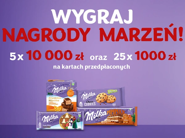 Konkurs Delikatesy Centrum Marzenie z Milka