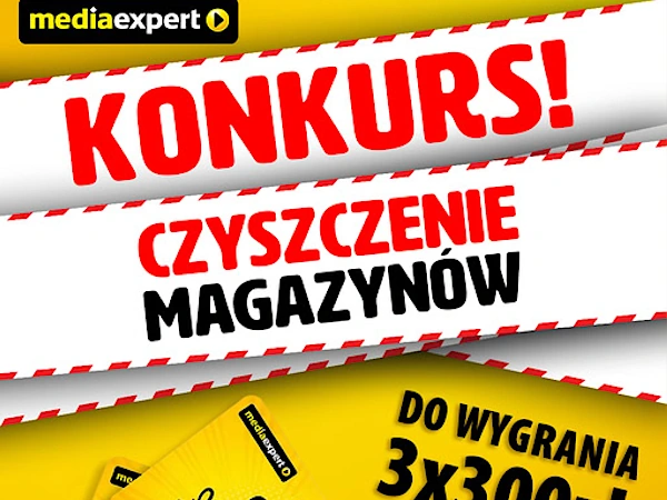 Konkurs Media Expert na Facebooku Czyszczenie Magazynów