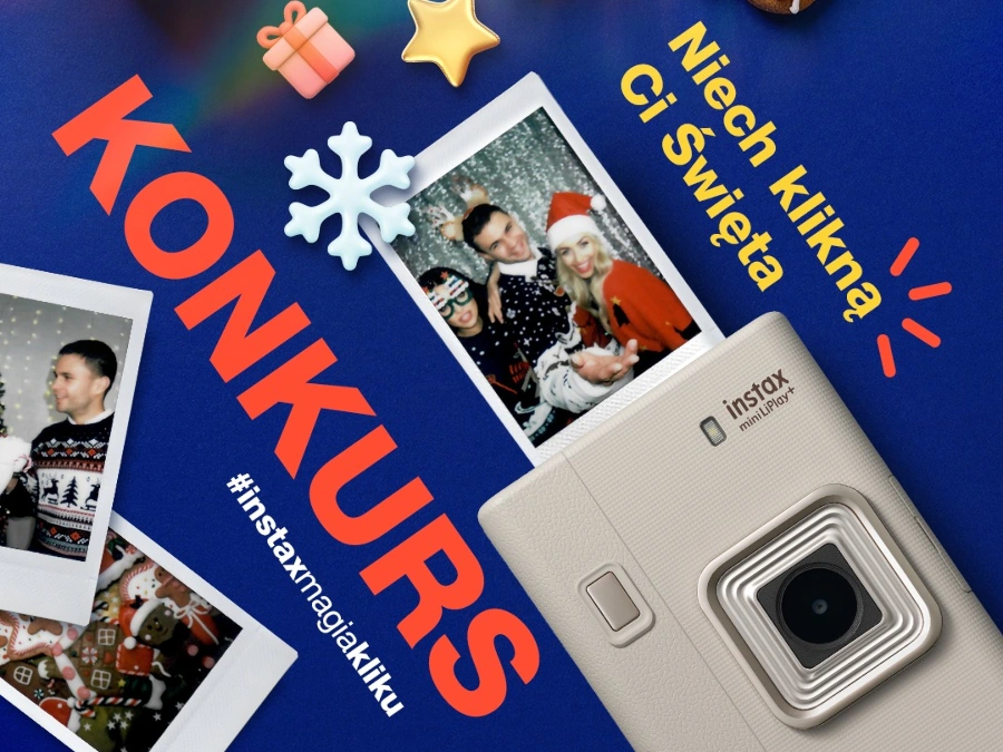 Konkurs na Instagramie instax magia kliku